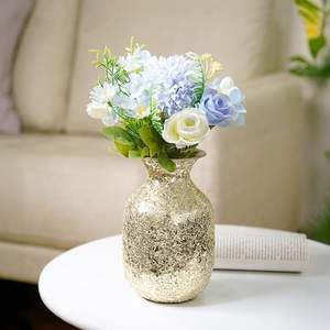 Décoration d'intérieur Vase à fleurs en métal Fait à la main Vase créatif pour mariage Noël Hôtel Bureau & Décoration de la maison - Product Image 1