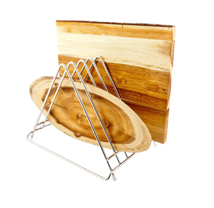 Tabla de cortar de metal Soporte de estante Almacenamiento de cocina Restaurante Vajilla Accesorios decorativos A precio competitivo - Product Image 3