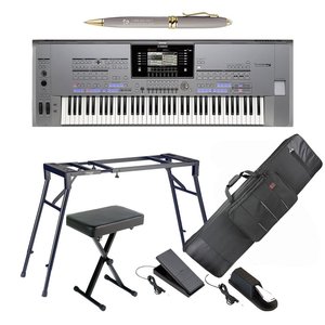 MEJOR NUEVO Genos Tyros 5 Estaciones de trabajo de piano vertical de 88 teclas con caja de madera Instrumento digital multifunción - Product Image 1