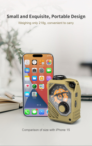 วิทยุพกพาแบบมือหมุน AM/FM/SW 3 ย่านความถี่ พร้อมไฟฉาย SOS และพาวเวอร์แบงค์ เหมาะสำหรับกรณีฉุกเฉินทุกประเภท - Product Image 2