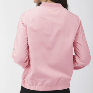 Chaqueta de bombardero de mujer de manga larga a la moda al por mayor chaqueta de bombardero de mujer con logotipo personalizado en Moq bajo - Product Image 3