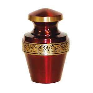 Elegant Three-Band Infant Cremation Metal Urn Memorial <b>Keepsake</b> <b>for</b> Baby's <b>Ashes</b> Infants' Funeral Supplies - Product Image 3