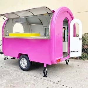 Remolques de Comida Móviles de Acero Inoxidable Totalmente Equipados, Resistentes a la Oxidación, con Rastreo GPS, Cocina de Comida Rápida, Venta de Aperitivos - Product Image 2