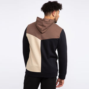 Pull à capuche à blocs de couleurs pour hommes-Sweat-shirt à capuche élégant et confortable avec un design de couleur audacieuse, idéal pour une tenue décontractée - Product Image 4