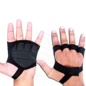 Hochwertiges Fitness studio SBR Hand Palm Protector Gummi Workout Gymnastik Handgriffe Gewichtheben Cross Training Griffe