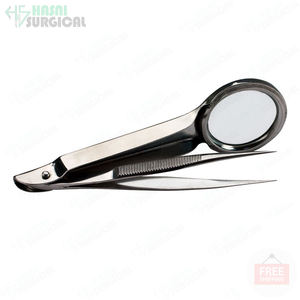 Pinzas de aumento de alta calidad Herramienta de precisión para cejas y manualidades con lente - Product Image 3