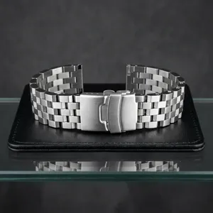 Luxury Unisex GD001 Stainless Steel Smartwatch Band Stainless Steel Buckle Soft Adjustable <b>Watch</b> Strap <b>Watch</b> Bands <b>Watch</b> Part - Product Image 3