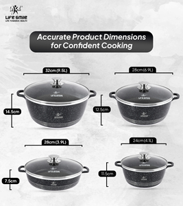Juego de Utensilios de Cocina Antiadherentes de Granito de 8 Piezas con Diseño Clásico Ultra Premium y Revestimiento Multicapa - Product Image 2