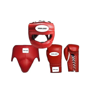 Conjunto de Boxeo Profesional de Piel de Vacuno Genuina de Primera Calidad, Ligero, para Sparring y Kickboxing - Product Image 3