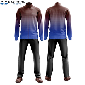Ensemble de survêtements de sport à impression par sublimation, coupe ajustée de haute qualité, dernier modèle de sport raton laveur pour hommes, option grande taille - Product Image 6
