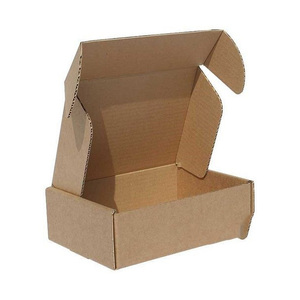 Cajas de envío corrugadas impresas personalizadas recicladas, caja de correo de cartón con logotipo personalizado, embalaje de ropa barata, correo de cartón Shi - Product Image 5