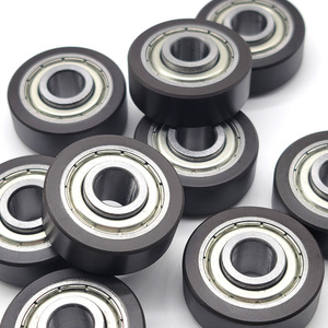 Roland Mimaki Cutter Plotter Pinch Roller 4x10x14mm 3x10x14mm Paper Pressure Rubber Polyurethane Coated Roller Bearing - Product Image 6