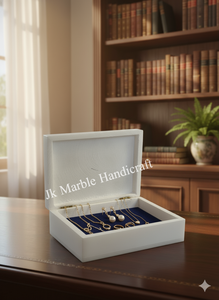 Joyero con incrustaciones de mármol hecho a mano de buena calidad, venta al por mayor, el mejor precio disponible aquí, caja rectangular con patrón Floral - Product Image 5