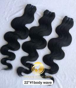 ผมต่อแบบ Remy ผมต่อจากอินเดียช่อผมแท้ขนาด22นิ้วช่อผมต่อจากอินเดีย - Product Image 2