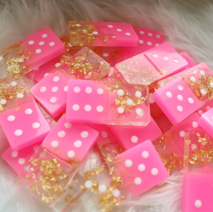 Juego de dominó de acrílico de dos tonos multicolor profesional Doble 6 9 con bloques de dominó de diferentes tamaños de modelo para juegos de mesa de Casino - Product Image 5