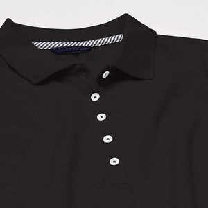 2025 été vêtements femmes Polo à manches courtes respirant 100% coton col uni coupe femmes Polo chemise - Product Image 6