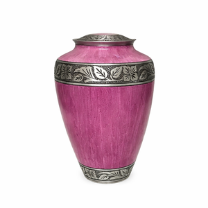 Urna de cremación texturizada de cuero para cenizas, urnas conmemorativas, suministros funerarios de cremación de la India - Product Image 1