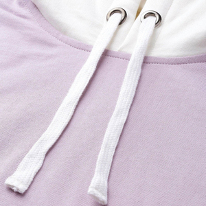 Couleur unie respirant surdimensionné pull à capuche femmes conception personnalisée impression hiver utilisation polaire 100% coton écologique séchage rapide - Product Image 5