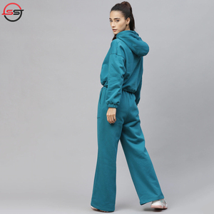 SENSEL SPORTS Survêtements en molleton 100% coton avec logo personnalisé, ensembles de vêtements de sport coupe-vent à séchage rapide, survêtement 2 pièces - Product Image 3