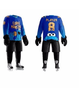 Uniforme de Hockey sobre hielo 100% poliéster para hombre, uniforme de entrenamiento, venta al por mayor - Product Image 3