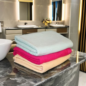 ผ้าขนหนูอาบน้ำเล่นกอล์ฟผ้าคอตตอนสำหรับใช้ในห้องน้ำสีสวย - Product Image 5