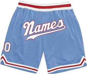 Custom Made Plus Size Athletic Spandex Polyester Streetwear Summer <b>Elastic</b> Outdoor Basketball Men's Shorts - Product Image 1