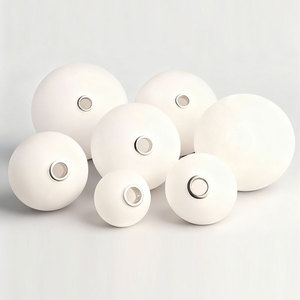 <span class=keywords><strong>Paralume</strong></span> Moderno G9 in Vetro Rotondo <span class=keywords><strong>Bianco</strong></span> Opaco Lucido a Forma di Sfera per Lampada da Tavolo o <span class=keywords><strong>Lampadario</strong></span> da Interno - Product Image 1