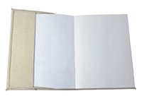 Cahier de notes en papier de coton recyclé fait à la main A5 Multi Color Bird Screen Printed Hardcover Notebook Journal Rechargeable
