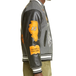 Veste personnalisée pour hommes, tunique de Baseball, couleur disponible en blanc, vente en gros - Product Image 4
