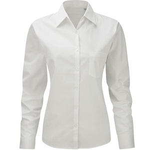 Chemises habillées formelles pour femmes Chemises habillées formelles d'affaires de luxe à manches longues et coupe ajustée à prix raisonnable en vente - Product Image 3