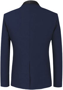 Vente en gros du meilleur costume de bureau 3 pièces costume d'affaires veste blazer pour homme en couleur bleue costume pour homme sur veste + chemises + pantalons - Product Image 5