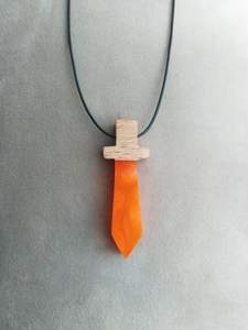 Wood & Resin Unique Design Wholesale Pendant Type <b>Necklace</b> <b>Necklace</b> Fashion Jewelry Accessories Women - Product Image 2