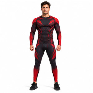 Premium Moisture Management Breathable Sports Compression Wear Men Rash Guard Set - Product Image 5