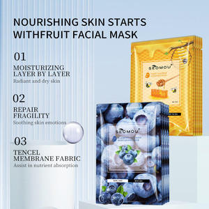 Masque en tissu éclaircissant, hydratant et anti-rides aux fruits, à l'aloe vera authentique, effet liftant, exclusivité transfrontalière, fabricant ODM/OEM - Product Image 2