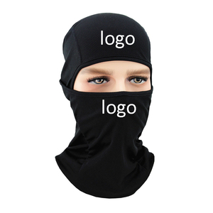 Noir un masque de cagoule personnalisé tactique cagoule trou Skimask cagoule casquettes de sport unisexe adultes plaine gratuit 100% Polyester - Product Image 1