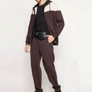 Ensemble de vêtements chauds pour hommes, ensembles de vêtements d'automne et d'hiver, sweat-shirt à col montant avec fermeture éclair, pantalon, survêtement chaud, sweat-shirts pour hommes - Product Image 3