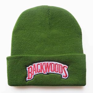 Venta al por mayor personalizado nuevo Otoño Invierno cálido sombrero de lana sólida Backwoods letra bordada gorro para hombres y mujeres - Product Image 5