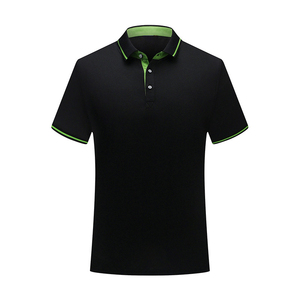 Vente chaude unisexe coton t-shirts logo personnalisé séchage rapide respirant évacuation de l'humidité blanc uni femmes et hommes polo - Product Image 2