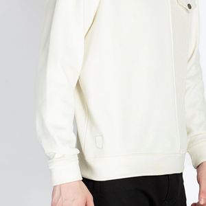 Sweat-shirts en molleton de coton pour hommes à col rond avec impression numérique et teinture unie |   Haute qualité à bas prix - Product Image 5