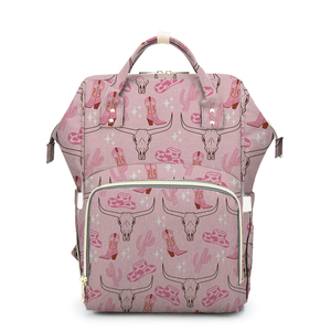 Sac à langer personnalisé/en gros, grand sac à dos souple de style occidental pour mamans et papas, pour garçon et fille, essentiel pour les voyages, cadeau de naissance - Product Image 4
