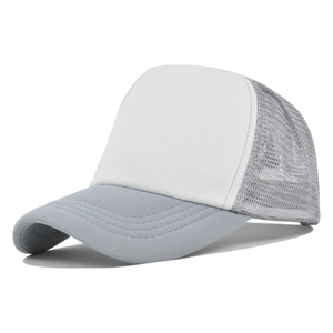 Casquette de baseball à bord court, chapeau d'entraînement à bord court uni réglable chapeau de pêche athlétisme chapeau de camionneur maille - Product Image 1