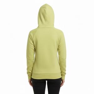 Sudadera con capucha para mujer, corte ajustado, color verde lima, 350GSM, 100% algodón, forro polar, de lujo, alta calidad, sudadera completa - Product Image 2