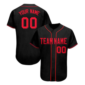 Jersey de béisbol blanco personalizado a la moda sublimación completa rosa/azul tubería Retro estético malla uniforme de softbol para hombres - Product Image 6