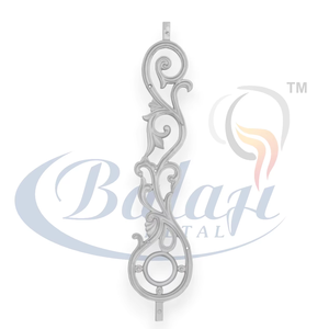 Barandilla de Hierro Fundido Gris Real Altamente Pulida, Moderna, con Acabado Super Shot Blast, para Escaleras, Balcones y Terrazas, Duradera, Ornamental, Personalizada, 5 Años de Garantía - Product Image 1