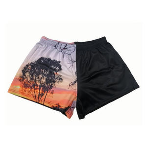 Short en polyester à séchage rapide avec poches pour équipe d'entraînement Short de rugby Streetwear Short de survêtement décontracté Short - Product Image 1