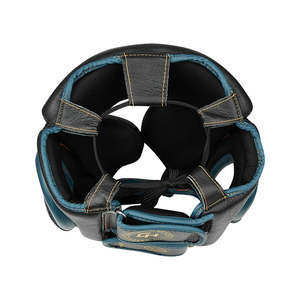 Casco de Boxeo para Niños AZTEC, Protector, Portátil, para Taekwondo, Negro/Azul, Cuero, Plástico, PU y PC - Product Image 2