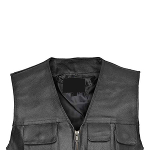 Chaleco Cargo con múltiples bolsillos de bajo precio para hombre, ropa informal de Color sólido, ropa de abrigo holgada sin mangas, chaleco Cargo - Product Image 4