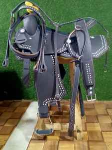 อานคุณภาพสูงหนังตะวันตกที่มีการเย็บ Buck - Product Image 2