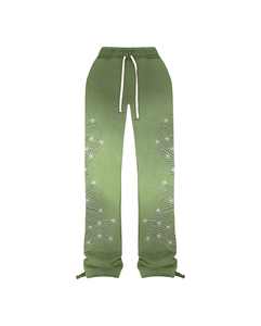 Conjunto de Dos Piezas para Mujer, Estilo Vintage, Color Sólido, Invierno, Lavado Ácido, Ecológico, Poliéster/Algodón, Sudadera con Capucha y Pantalones Gruesos - Product Image 3