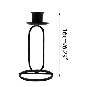 Portavelas creativo hecho a mano moderno negro de seis cabezas, portavelas de Metal de varias cabezas para el hogar, bares, decoración de Navidad - Product Image 6